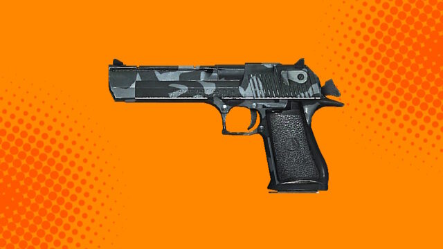 Desert Eagle with Dark Viper camo skin in Skillwarz