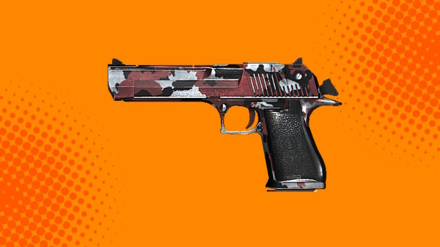 Desert Eagle with Urban camo skin in Skillwarz