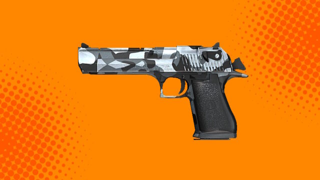 Desert Eagle with Silver Mist camo skin in Skillwarz